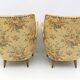 Attribués à Gio Ponti, fauteuils italiens modernes du milieu du XXe siècle par ISA, années 1950