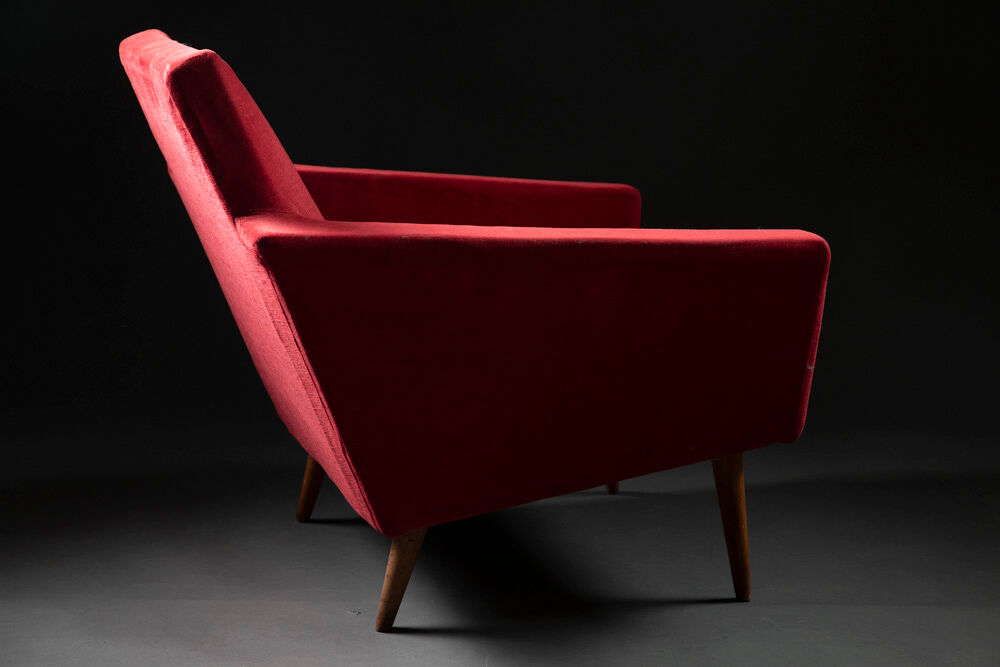 Armchair 1960s red