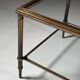 Mid-century glass coffee table