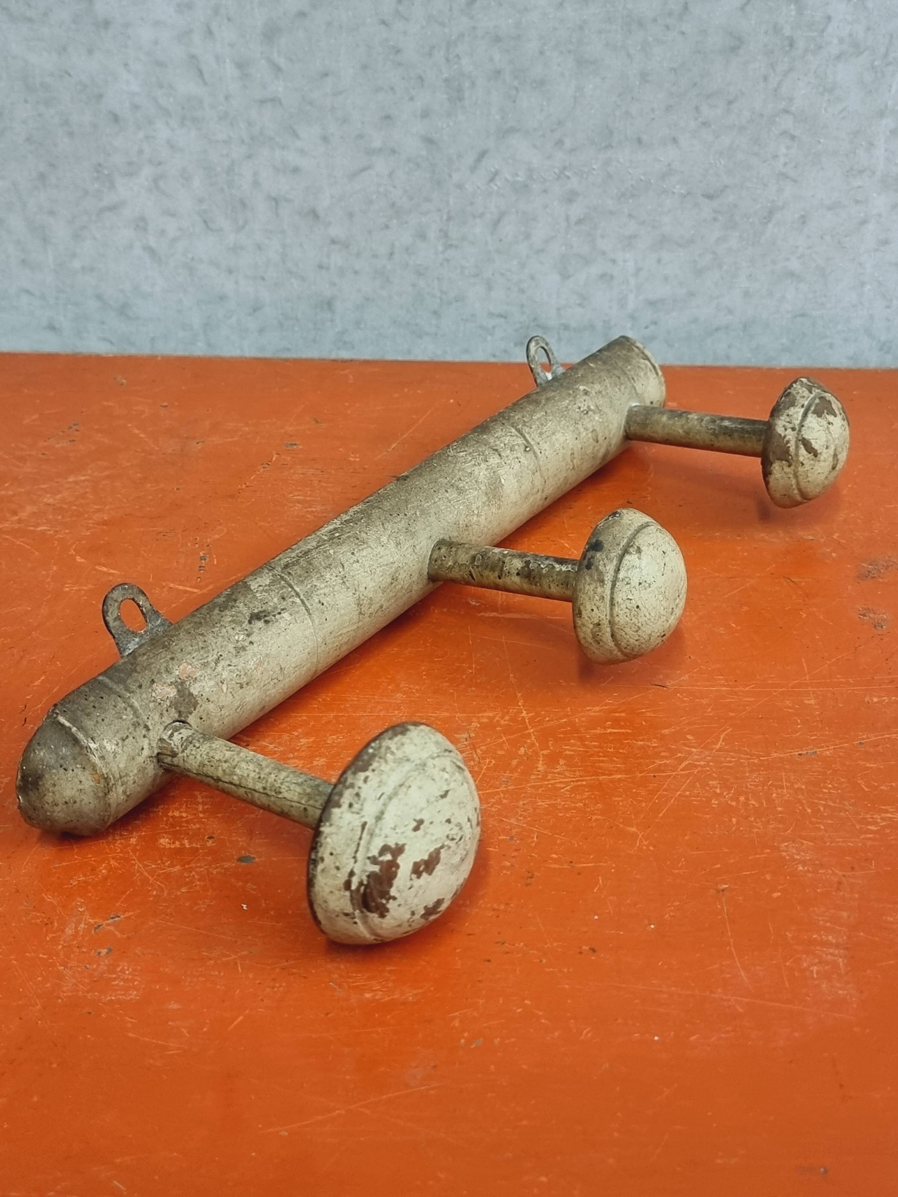 Antique faux bamboo coat rack wall rack