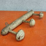 Antique faux bamboo coat rack wall rack