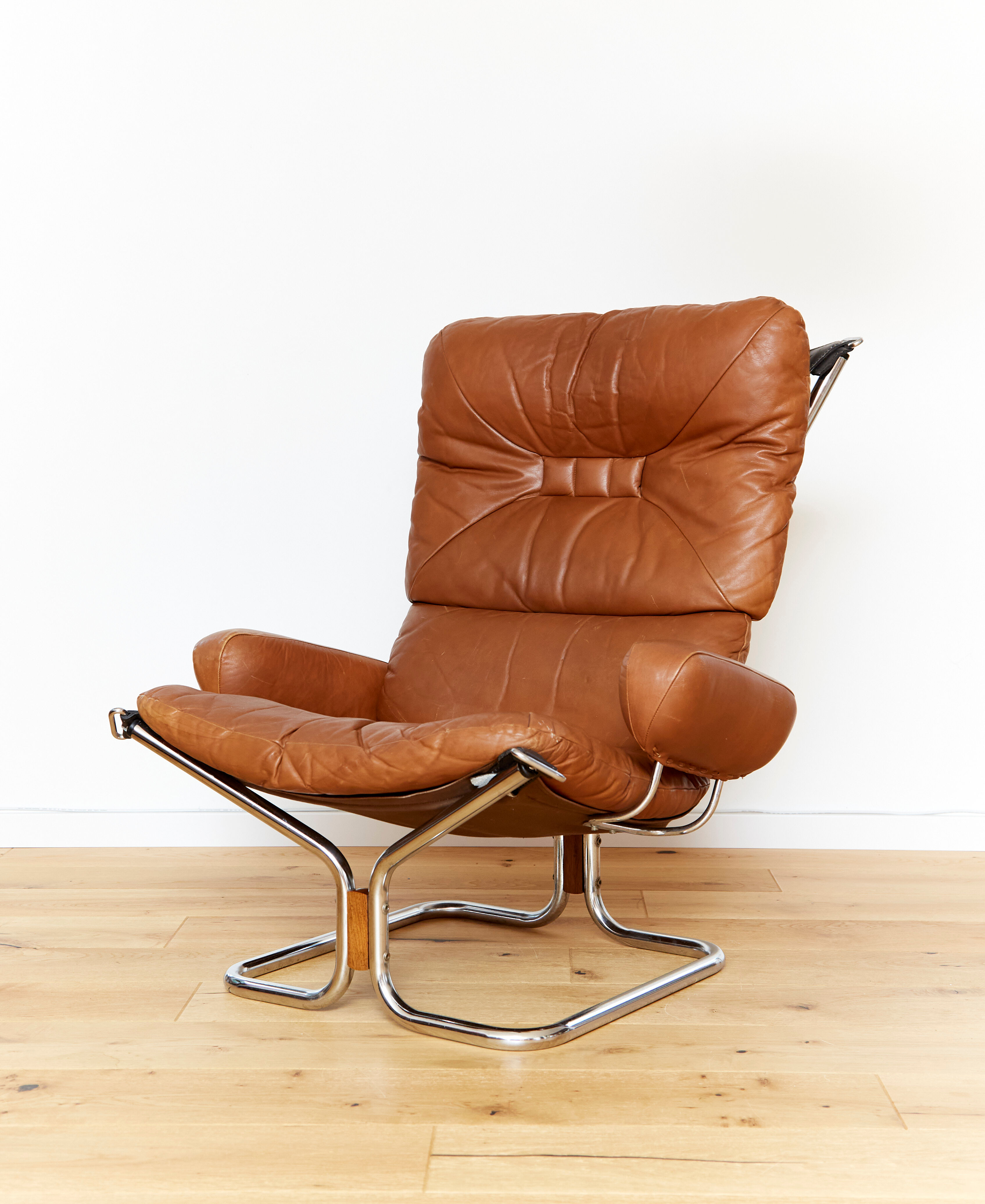 Armchair & ottoman design Harald Relling published by Langlos Fabbriker Stranda Norway