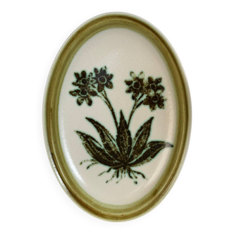 Herbier Gien vintage stoneware dish