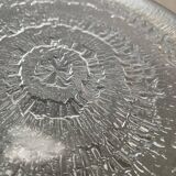 Vintage Finnish Glass Plates Solaris by Tapio Wirkkala for Iittala, Set of 5