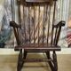 Antique wooden rocking chair – Windsor style – 20th century