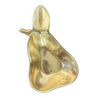 “pear” brass pocket tray or ashtray