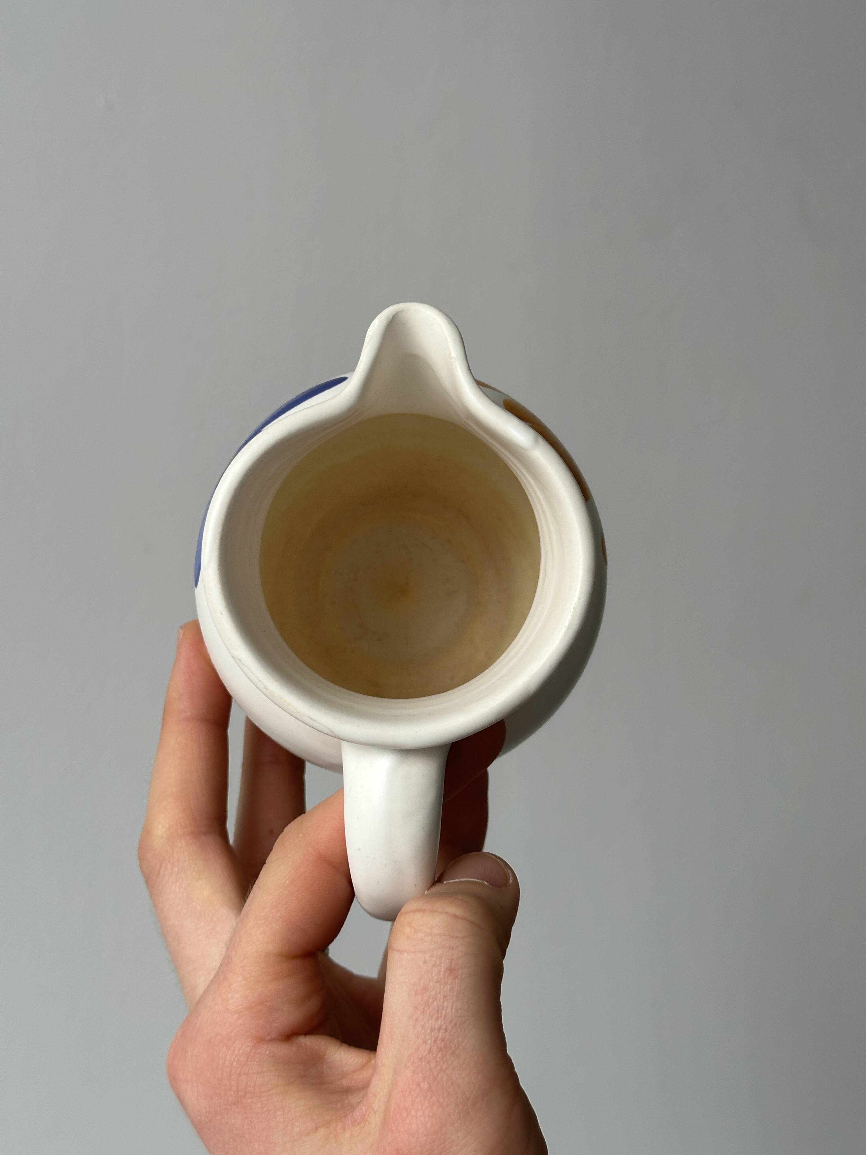 Marsh pottery milk jug