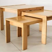 Model 777 ash nesting tables by Afra & Tobia Scarpa for Cassina, Italy 1960s