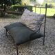Lot de 2 fauteuils de jardin en fer