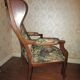 Two Voltaire armchairs
