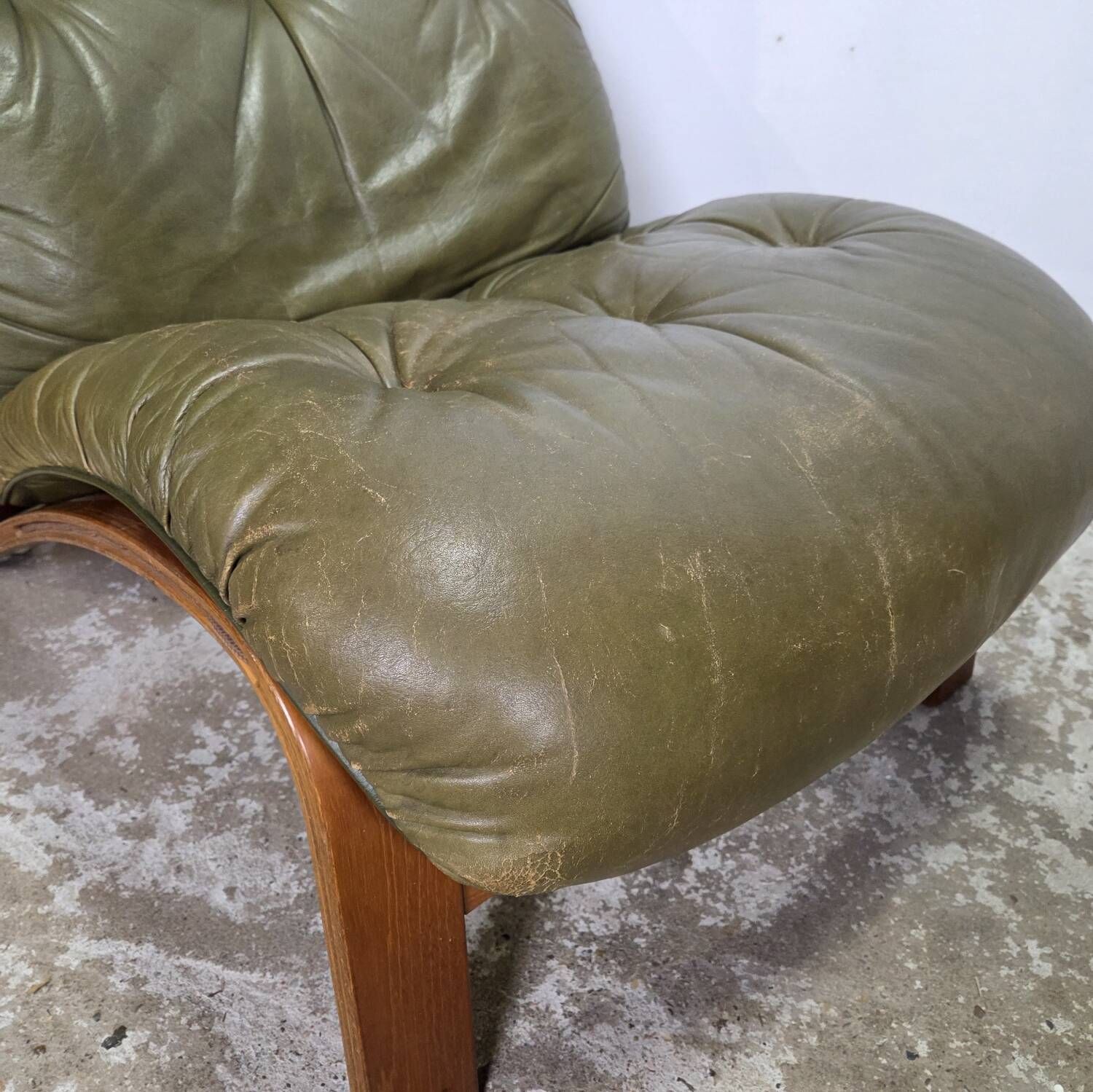 2x Rybo Rykken Ry-Wing chair vintage 1960s Scandinavian