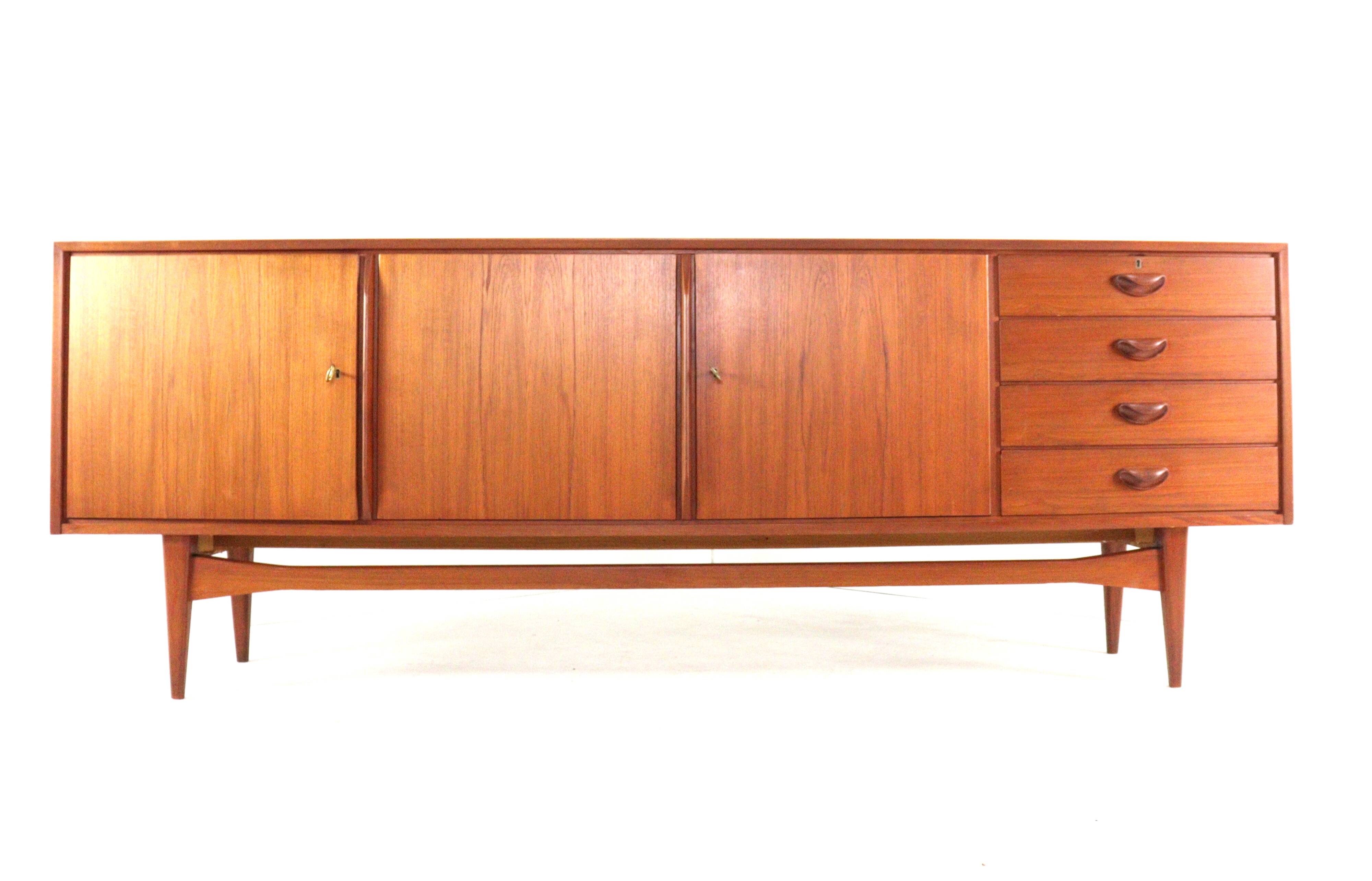 Heinrich Althoff sideboard | 240 cm - teak - mid century modern