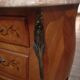 Pair of Louis XV style bedside tables in marquetry