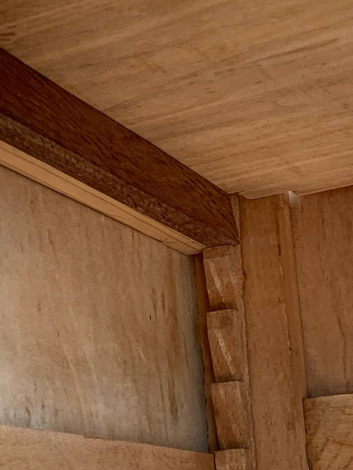 Antique Parisian glass cabinet H150