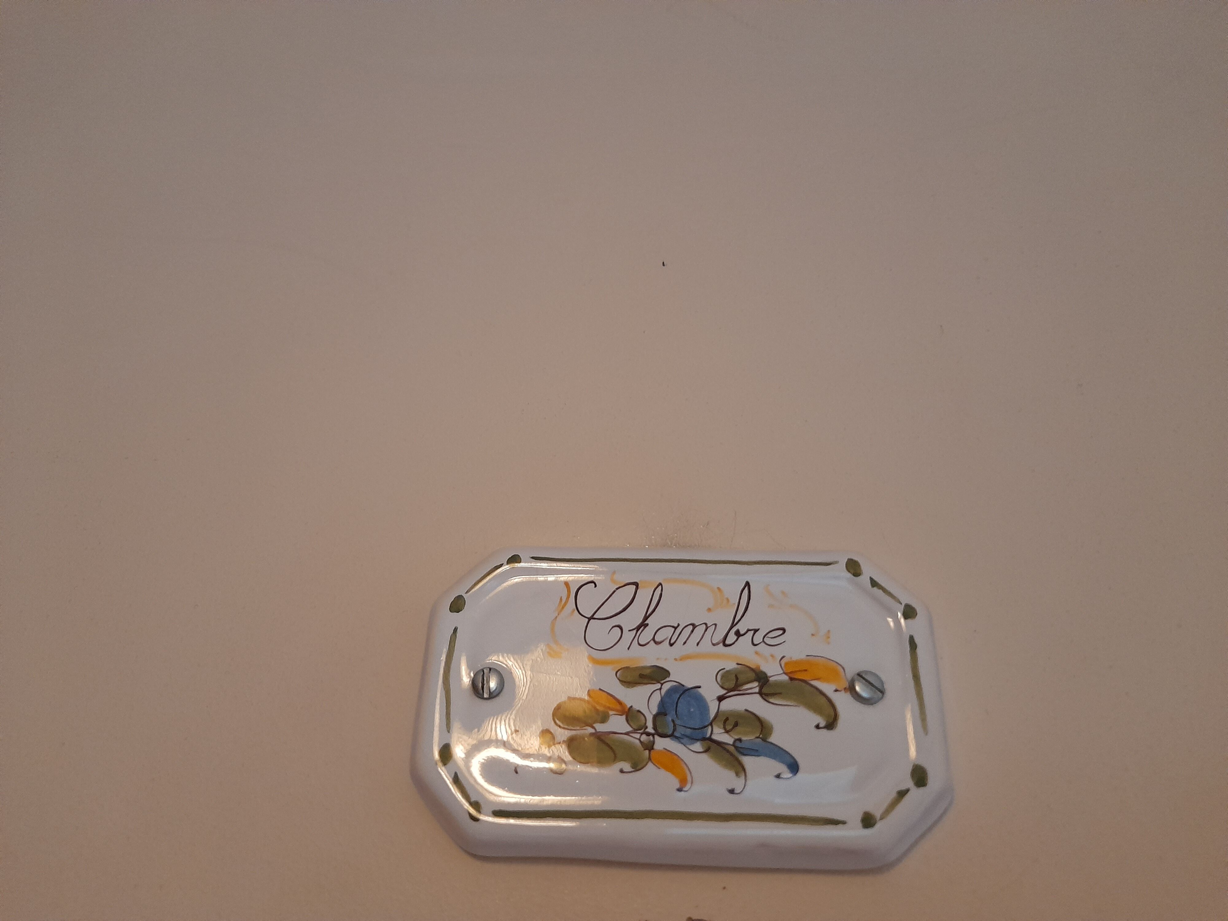 3 door plates Faïencerie Moustiers Sainte Marie