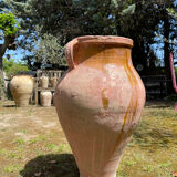 Ancient terracotta pottery jar