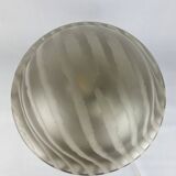 Large mushroom table lamp by Peill and Putzler in smoked glass XL 1970