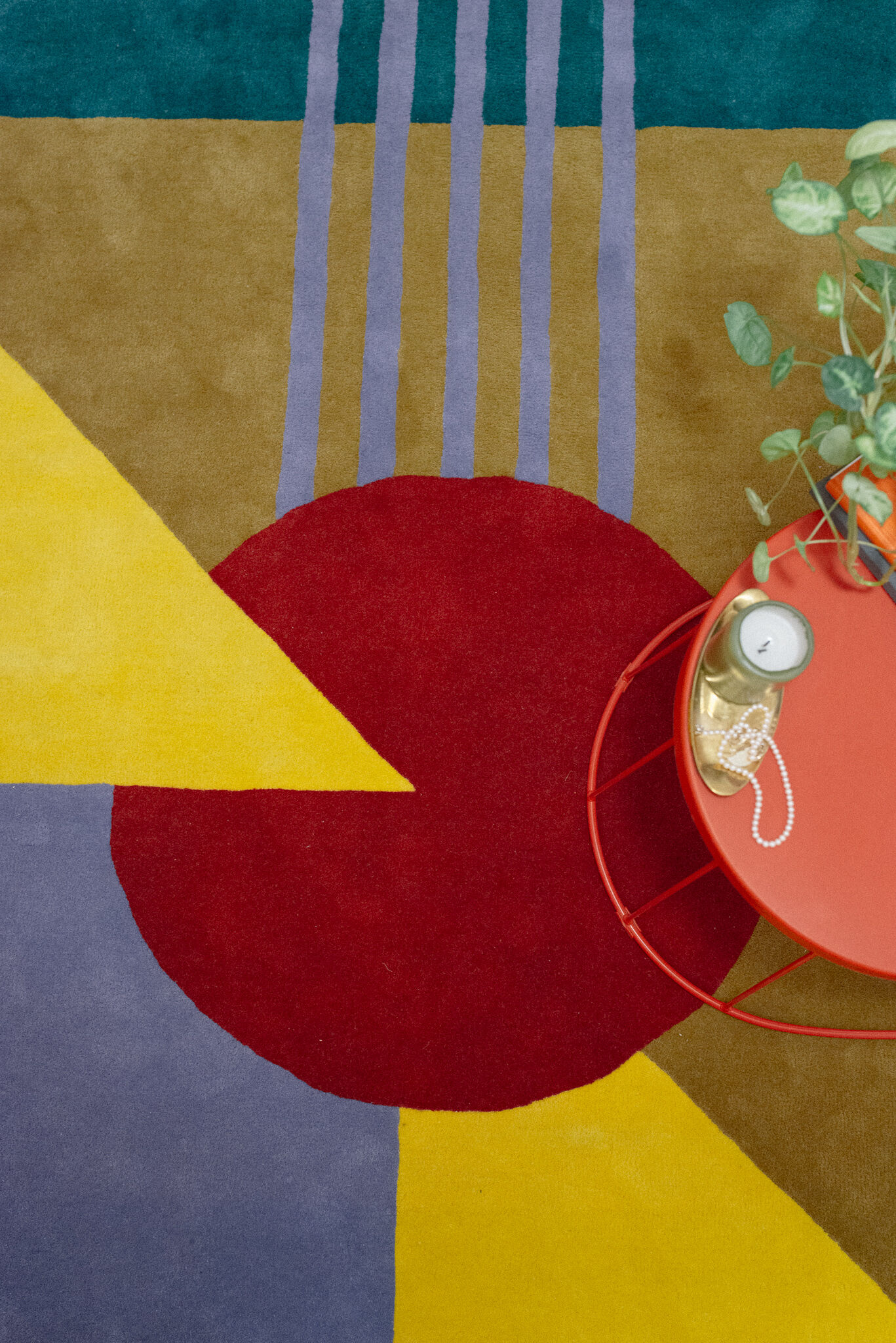 Tufted wool rug Urban Twist