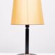 Stich Leather Table lamp Jean Adnet in style 1960s