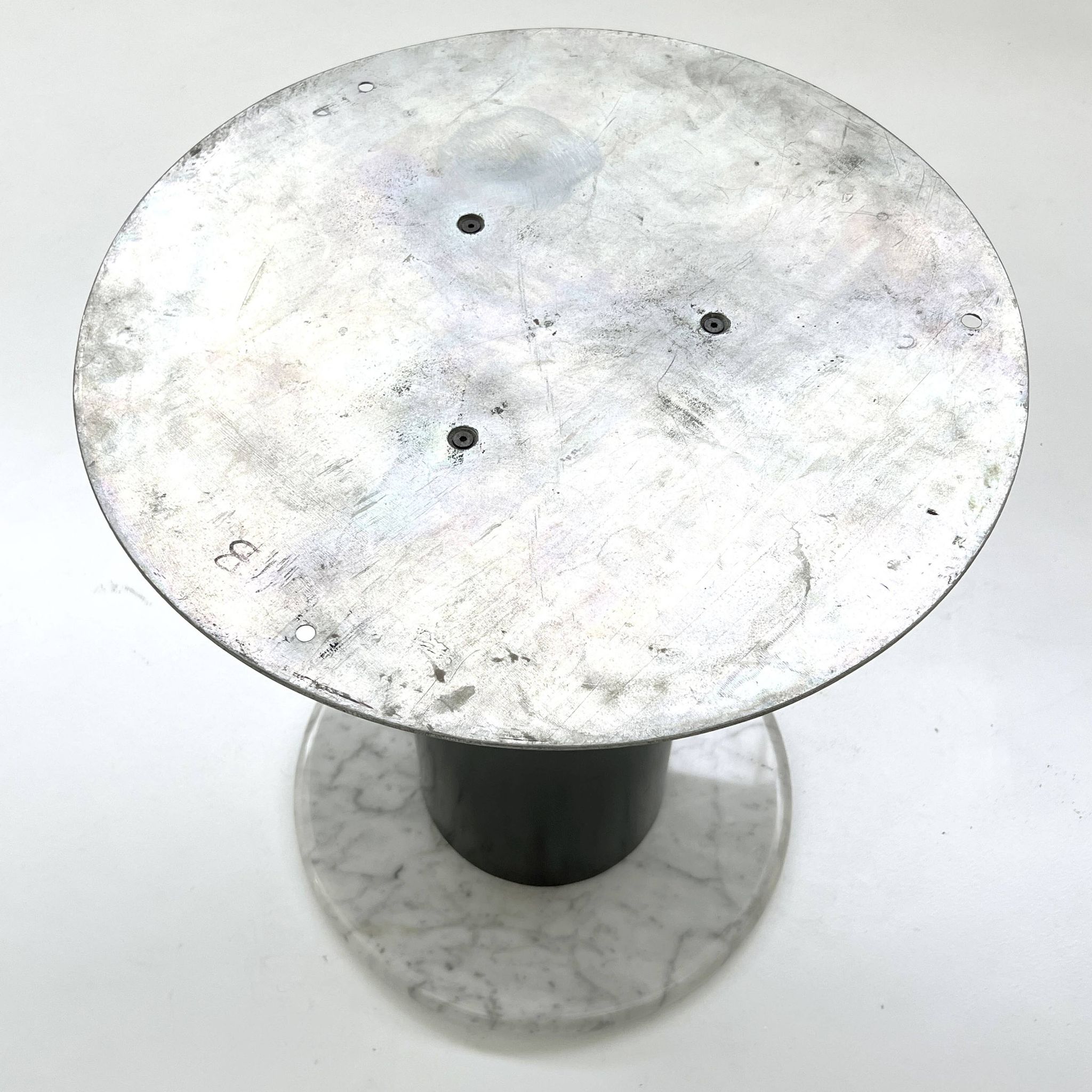 120cm Loto Rosso Marble Dining Table by Ettore Sottsass for Poltrono
