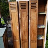 Wooden cloakroom