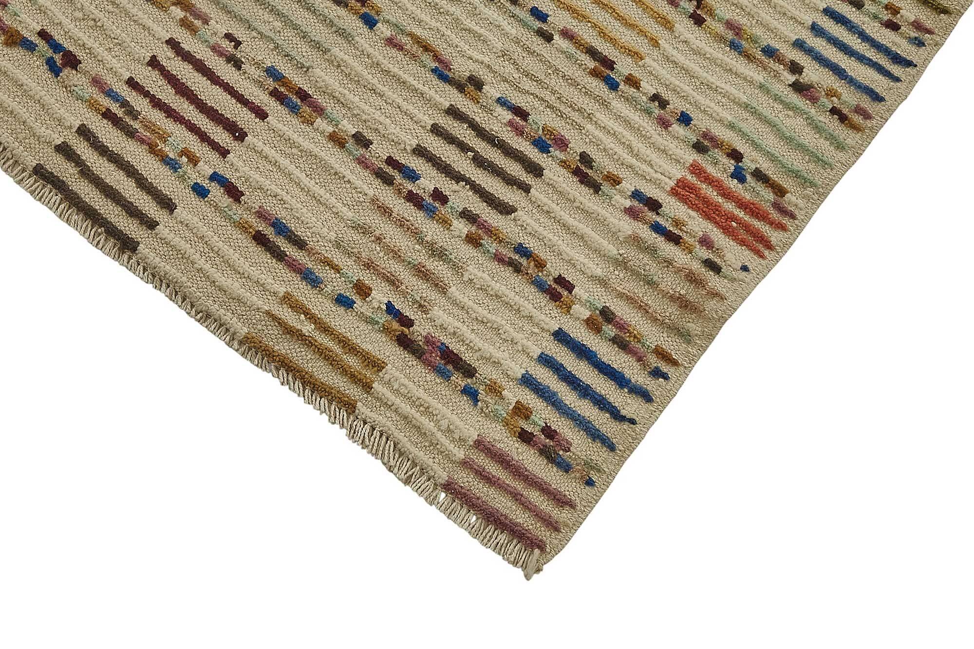 Handwoven Turkish Recycled Boho Rug 204 cm x 317 cm