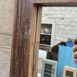 Burmese teak mirror