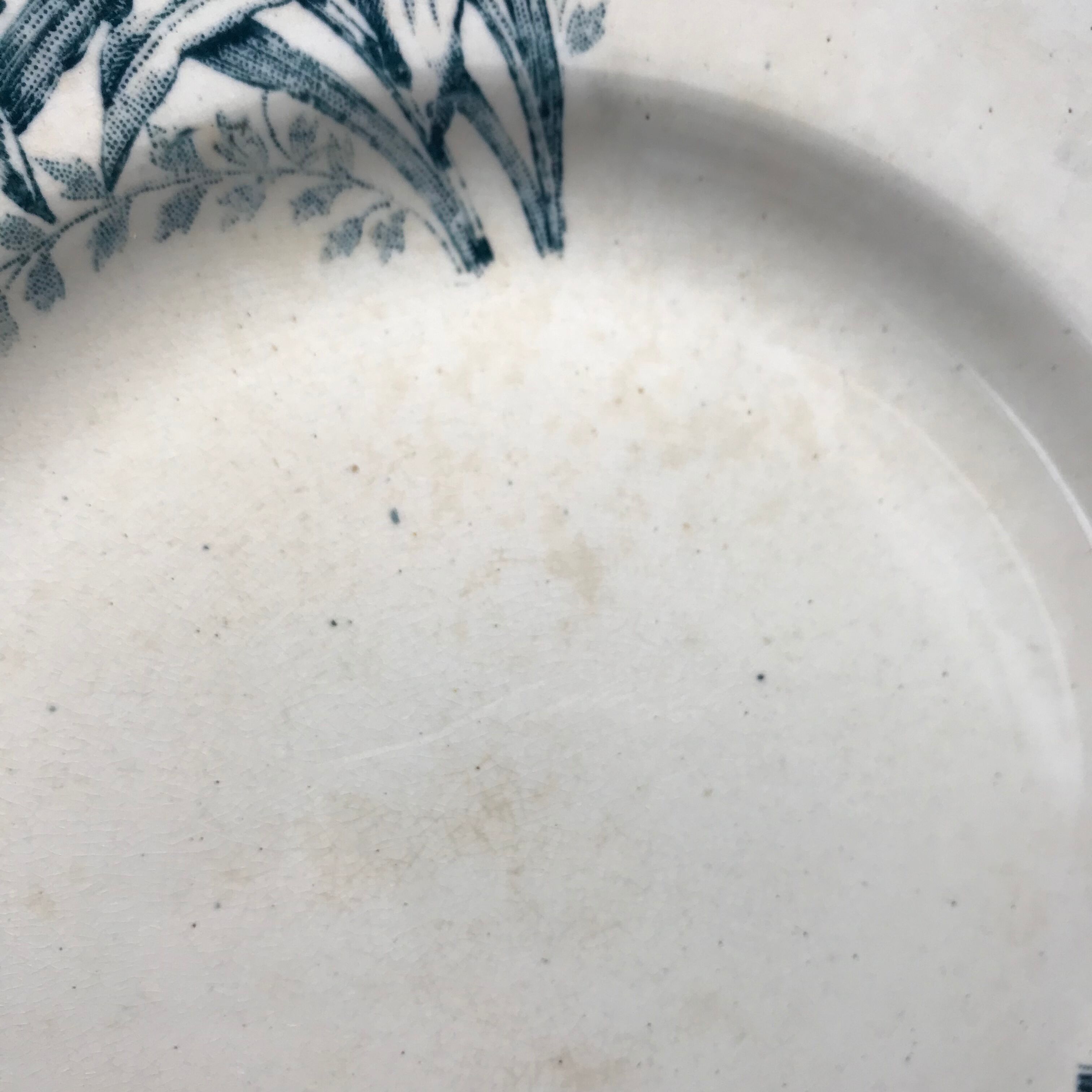 6 flat plates iron earth Narcisses StAmand