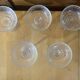 Set of 5 ice cream bowls bormioli rocco model america 20’s soft glass