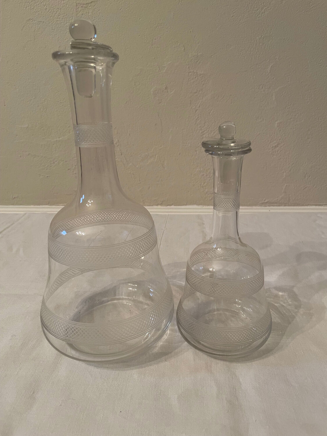 Carafes cristal