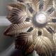 Vintage wall light in gold metal