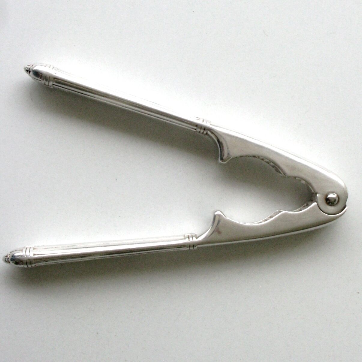 Old nutcracker in silver metal - chissed very heavy -