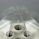 60s 70s ceiling lamp Glashütte Limburg Germany Plafoniere glass & metal