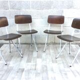 ♻️Set of 4 chairs Vintage and design Marko Kooistra
