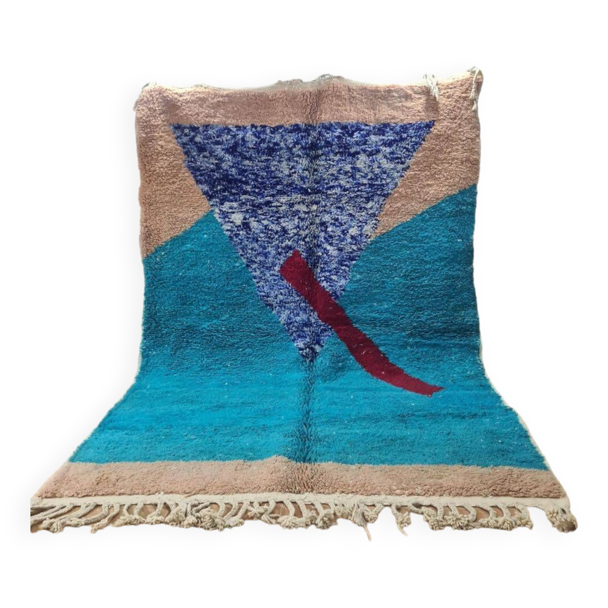 Handmade wool Berber rug 300X200 cm