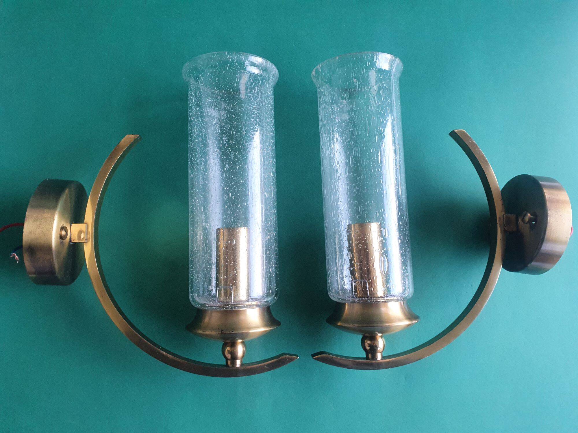 Pair of vintage wall sconces