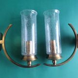 Paire d'appliques murales vintage