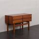 Scandinavian mid-century rosewood mirror with console, Denmark, 1960s