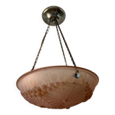 Suspension, vasque ancienne Art Déco