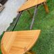 Round extendable elm design table 70 dlg Regain