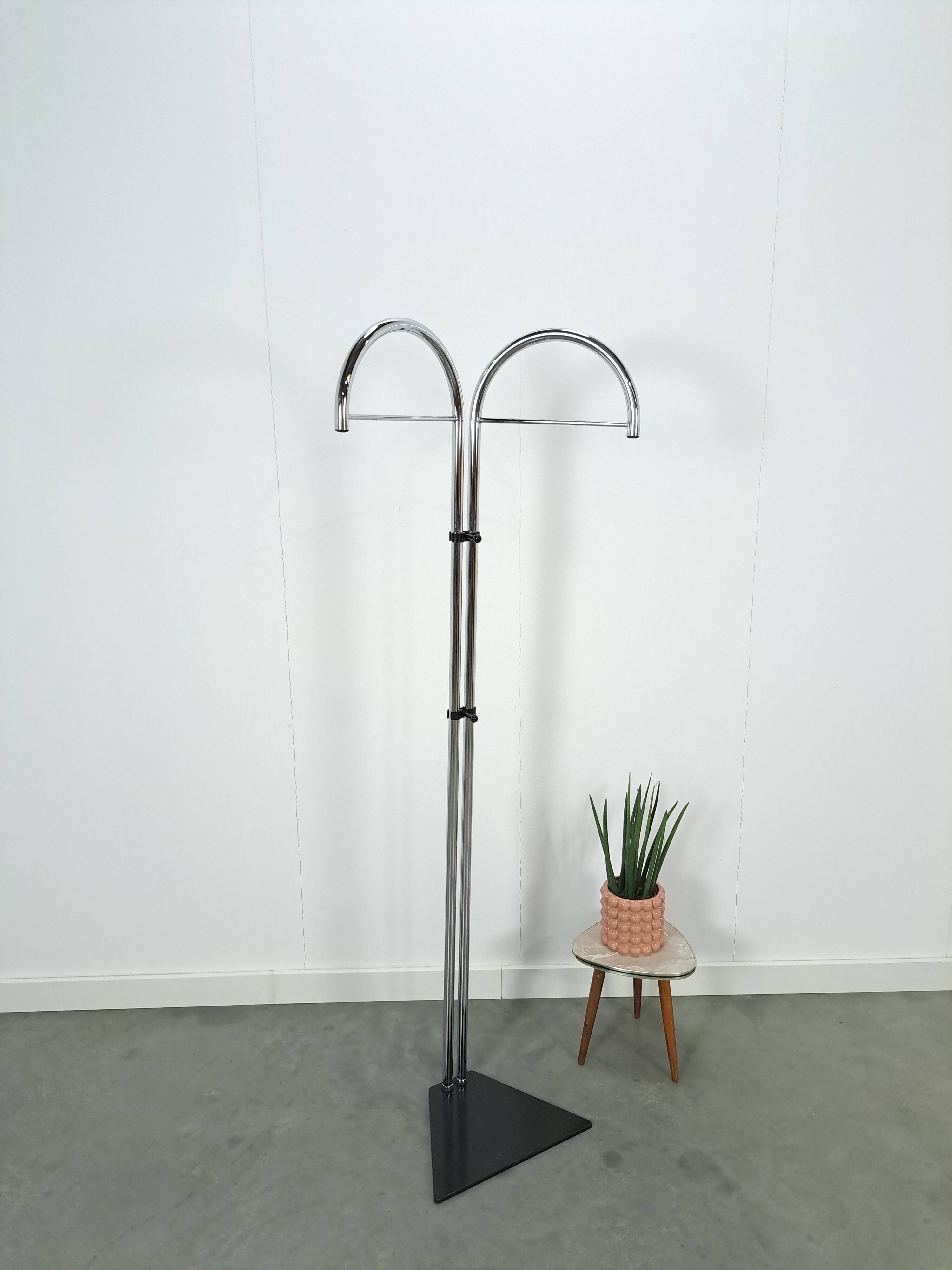 Vintage tall coat rack.