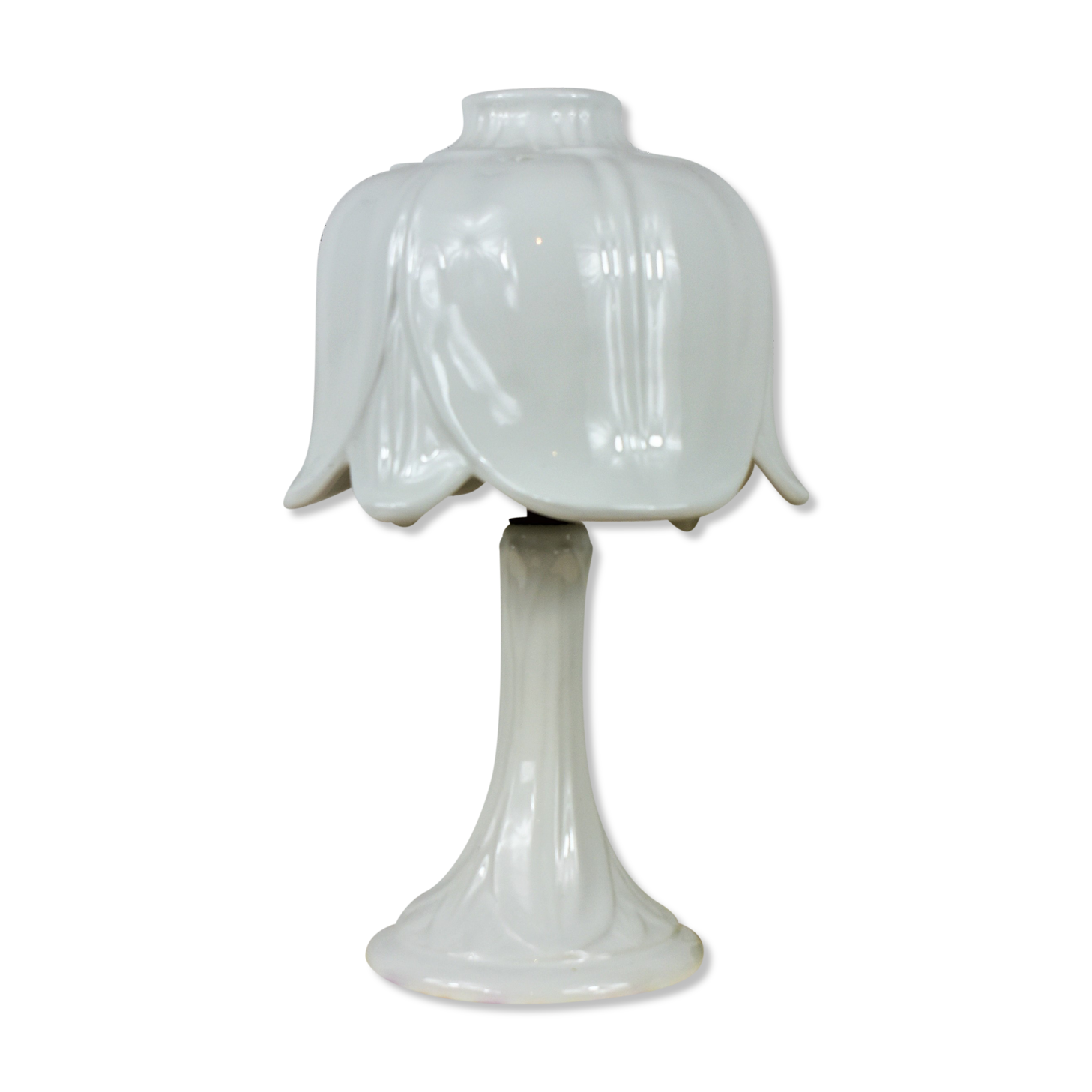 Italian ceramic white lamp