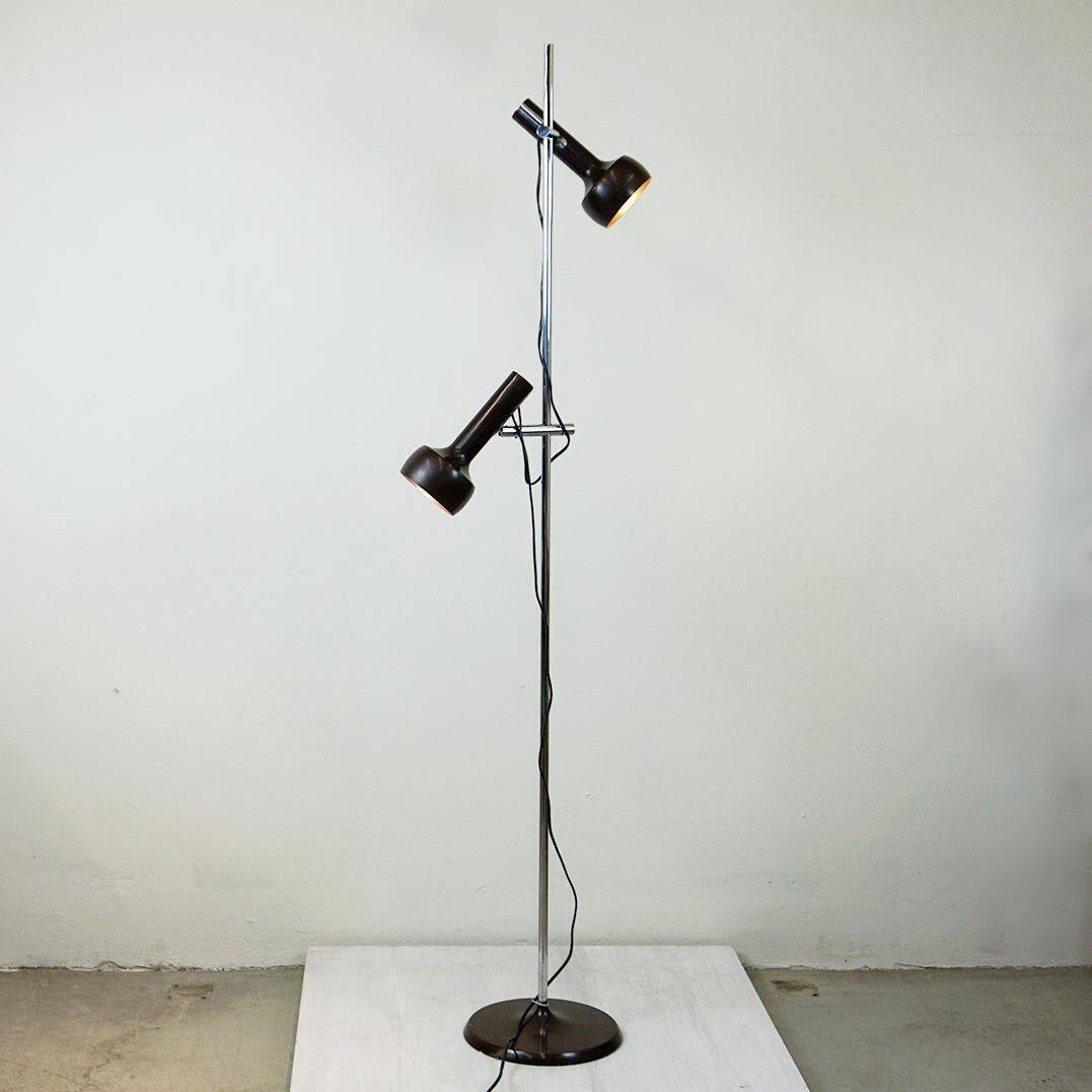 Brown Space Age Spot Floor Lamp by Swiss Lamps International
