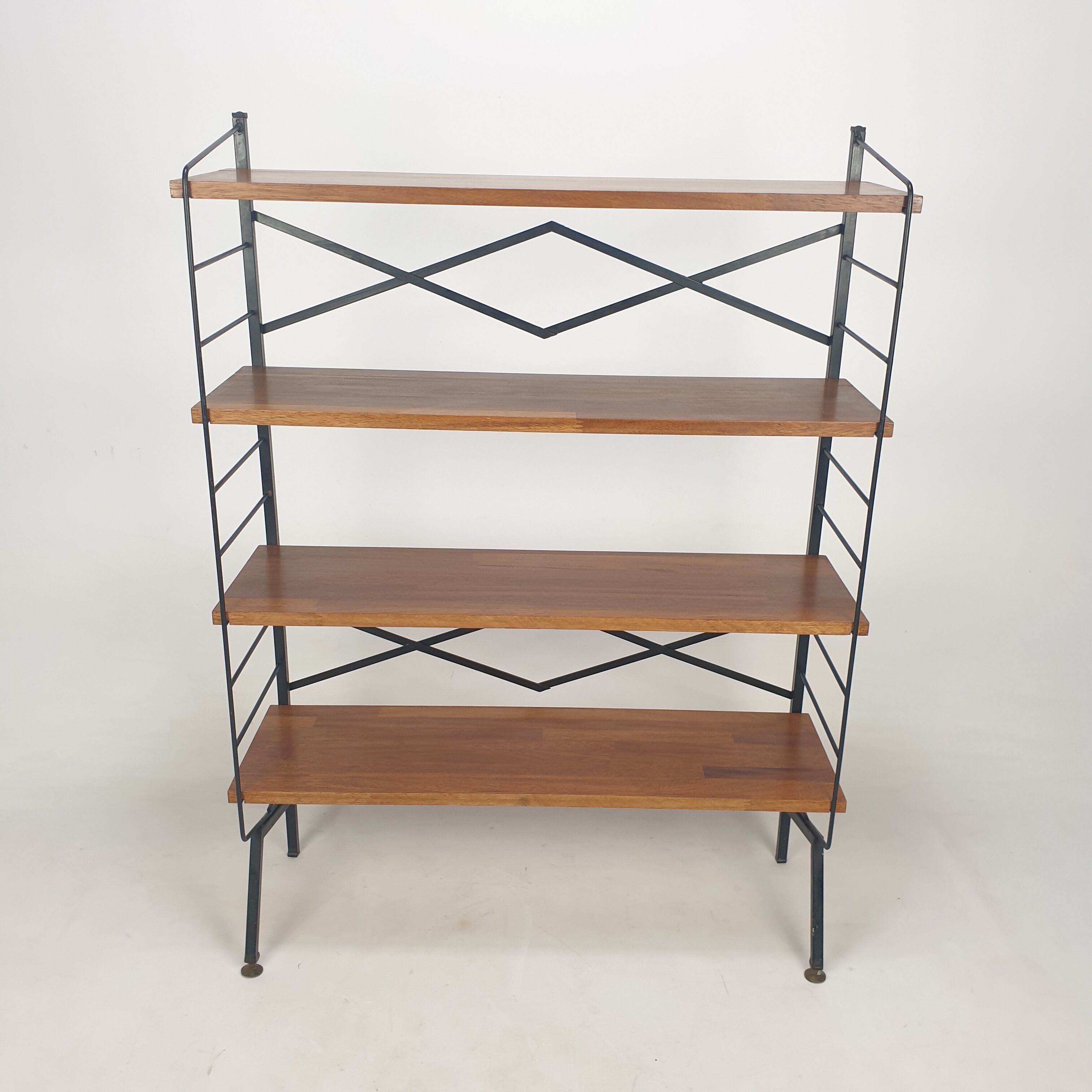 Italian Free Standing Shelving Unit, 1950's