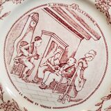 Set of 4 YR advertising talking plates