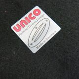 Ottoman Unico in chocolate colored leather