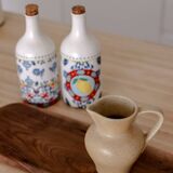 Small speckled stoneware milk jug