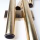 Lot of 4 golden wall lamps
