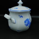 Sucrier en porcelaine Rosenthal Bavaria pivoine bleue