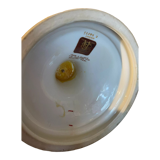 Medici vase in Italian porcelain and gilded with gold